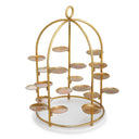 Birdcage-Inspired Brass Cake Stand Alturo by Eichholtz, view 3