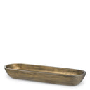 Oval Aluminum Bowl Hulton by Eichholtz
