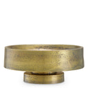 Aluminum Pedestal Bowl Santiago by Eichholtz