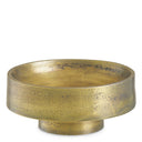 Aluminum Pedestal Bowl Santiago by Eichholtz, view 4