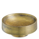 Aluminum Pedestal Bowl Santiago by Eichholtz, view 3