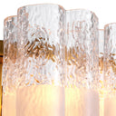 Tiered Glass Tubes Chandelier Denton by Eichholtz, view 6