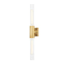 Aged Brass Asher Wall Sconce 4.25" by Hudson Valley