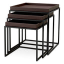 Dark Brown Side Table Léonard (3)