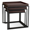 Dark Brown Side Table Léonard (3)