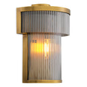 Ribbed Glass Wall Lamp Andromeda