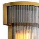 Ribbed Glass Wall Lamp Andromeda