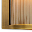 Ribbed Glass Wall Lamp Andromeda