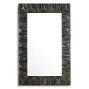 Charcoal Wood Mirror Belmont