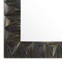 Charcoal Wood Mirror Belmont