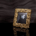 Textured Vintage Brass Picture Frame Sedona by Eichholtz, view 2