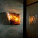 Glass Asymmetrical Wall Lamp Orlandis by Eichholtz, view 2