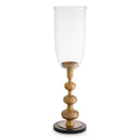 Clear Glass Pedestal Hurricane Ashbourne by Eichholtz, view 2