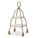 Marble 2-Tier Cake Stand Vanelle by Eichholtz