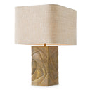 Patterned Vintage Brass Table Lamp Bandol by Eichholtz
