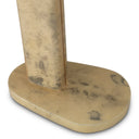Cream Leather Side Table Manuel by Eichholtz, view 5