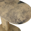 Cream Leather Side Table Manuel by Eichholtz, view 6