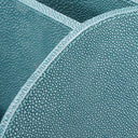 Blue Shagreen-Look Desk Set (3) Scaleo by Eichholtz, view 5