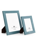 Blue Shagreen-Look Picture Frames (2) Scaleo by Eichholtz