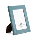Blue Shagreen-Look Picture Frames (2) Scaleo by Eichholtz, view 4
