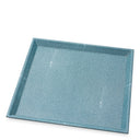 Blue Shagreen-Look Desk Tray Scaleo by Eichholtz, view 4