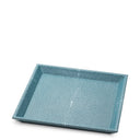 Blue Shagreen-Look Desk Tray Scaleo by Eichholtz, view 5