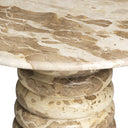 Round Marble Coffee Table Lerici by Eichholtz, view 5