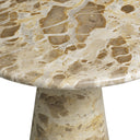 Brown Marble Side Table Adriana by Eichholtz, view 4