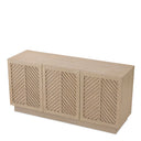 Oak Herringbone 3-Door Dresser Elvador by Eichholtz, view 5