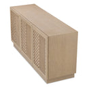 Oak Herringbone 3-Door Dresser Elvador by Eichholtz, view 6