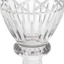 Herringbone Clear Glass Vase Gravon by Eichholtz, view 5