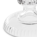 Herringbone Clear Glass Vase Gravon by Eichholtz, view 6
