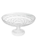 Herringbone Clear Glass Bowl Orsay by Eichholtz, view 2