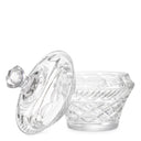 Clear Glass Lidded Jar Cortham by Eichholtz, view 4