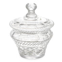 Clear Glass Lidded Jar Cortham by Eichholtz, view 3