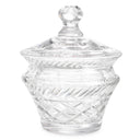 Clear Glass Lidded Jar Cortham by Eichholtz