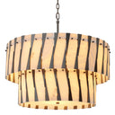 Tiered Alabaster Chandelier Rivington by Eichholtz