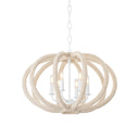 White Plaster Lewiston Chandelier 24.5" by Hudson Valley