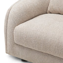 Gray Curved Lounge Chair Avenza by Eichholtz, view 7