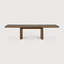 Teak Double Extendable Dining Table