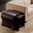 Brown Leather-Look Side Tables (2) Marcello by Eichholtz, view 2