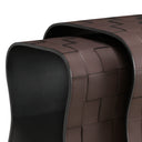 Brown Leather-Look Side Tables (2) Marcello by Eichholtz, view 9