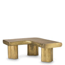 Hammered Brass Coffee Table Bellington by Eichholtz, view 5
