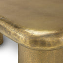 Hammered Brass Coffee Table Bellington by Eichholtz, view 6