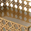 Webbed Vintage Brass Tray Dameron by Eichholtz, view 10