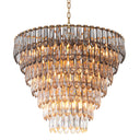 Glass Prism Tiered Chandelier Gwendolyn by Eichholtz