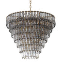 Glass Prism Tiered Chandelier Gwendolyn by Eichholtz, view 4