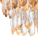 Glass Prism Tiered Chandelier Gwendolyn by Eichholtz, view 7