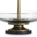 Brass Stemmed Glass Bowl Opio by Eichholtz, view 6