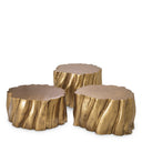 Sculptural Vintage Brass Coffee Tables (3) Frederico by Eichholtz, view 4